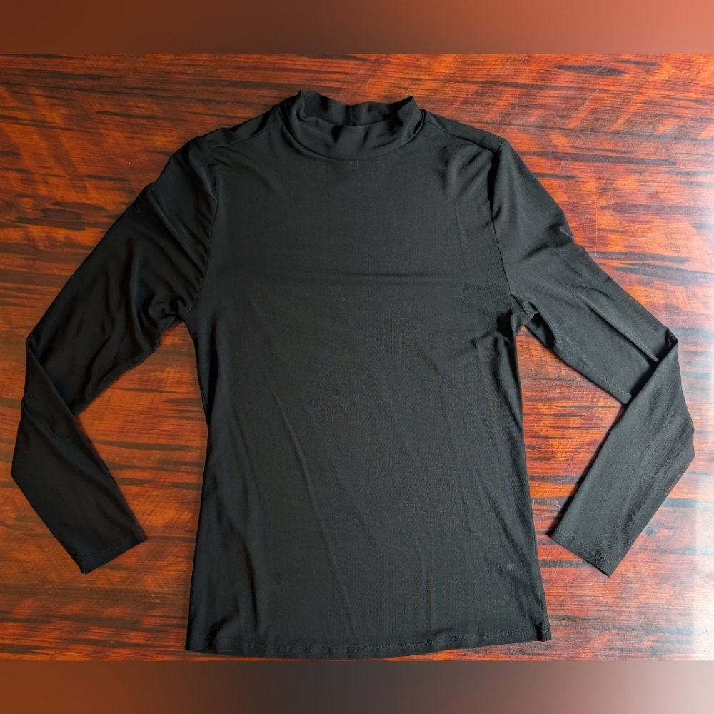Torrid Size 0 Mesh Black Long Sleeve Top